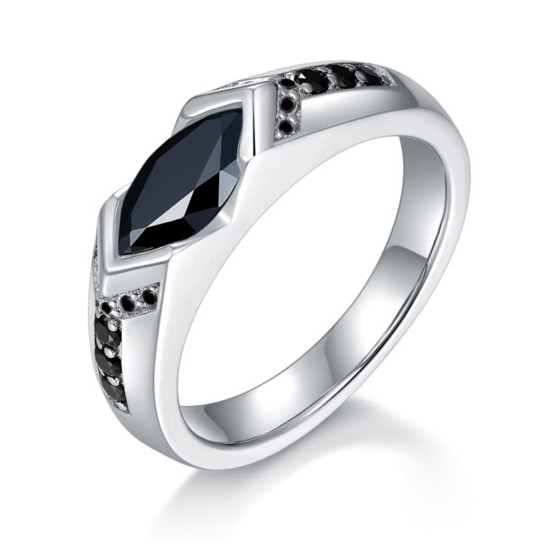 Wedding Couple Ring Man Woman Moissanite Diamond Ring - Image 4