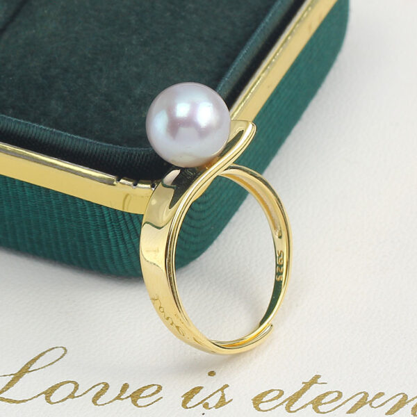 S925 South Sea Pearl Finger Ring - Image 2