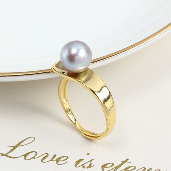 S925 South Sea Pearl Finger Ring - Image 3