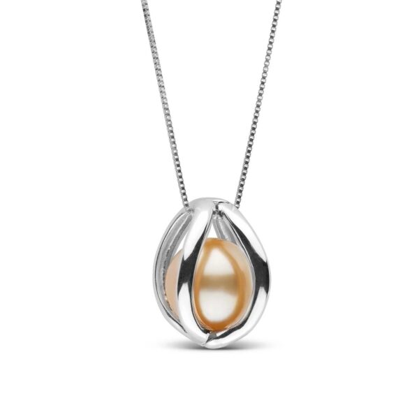 Embrace Collection 10.0-11.0 mm Golden South Sea Pearl Pendant - Image 2