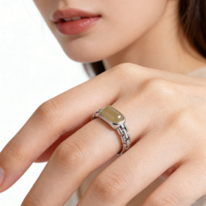 Character Silver Artistic Retro Antique Bracelet S925 Silver Inlaid Hetian Jade