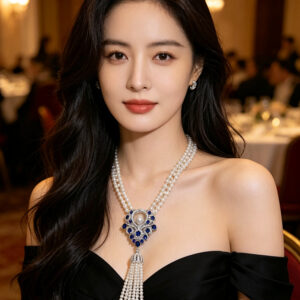 Natural Freshwater Pearl New Style Woven Tassel Necklace, Niche High-End Luxury Style, Versatile for Daily Wear and Banquets