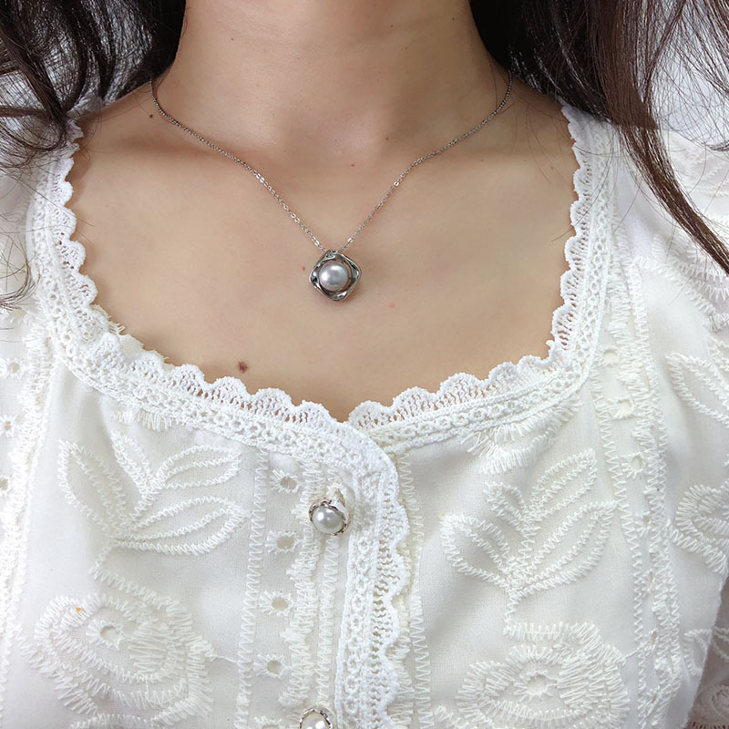 Natural Freshwater Pearl Earrings, Pendant, and Ring Three-Piece Set, Versatile and Fashionable Style - Image 10